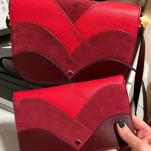 Kate Spade Nadine Patchwork Crossbody and Wallet